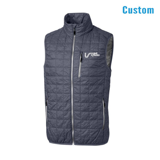 Inglett and Stubbs Cutter & Buck Rainier PrimaLoft Mens Eco Insulated Full Zip Puffer Vest