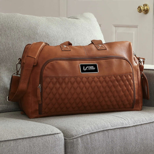 I&S Leather Duffel Bag