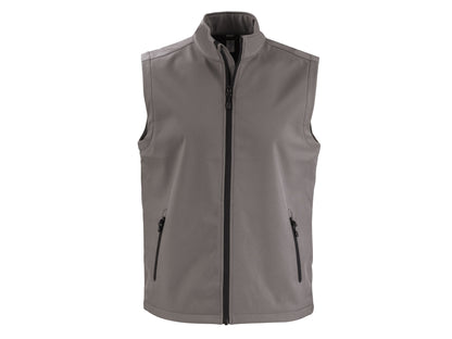 Full Zip Mens Softshell Vest