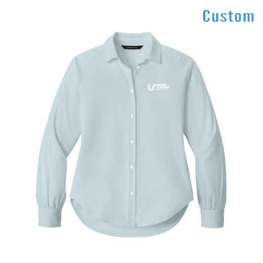 I&S Women’s Long Sleeve Buttery Button Up Blouse