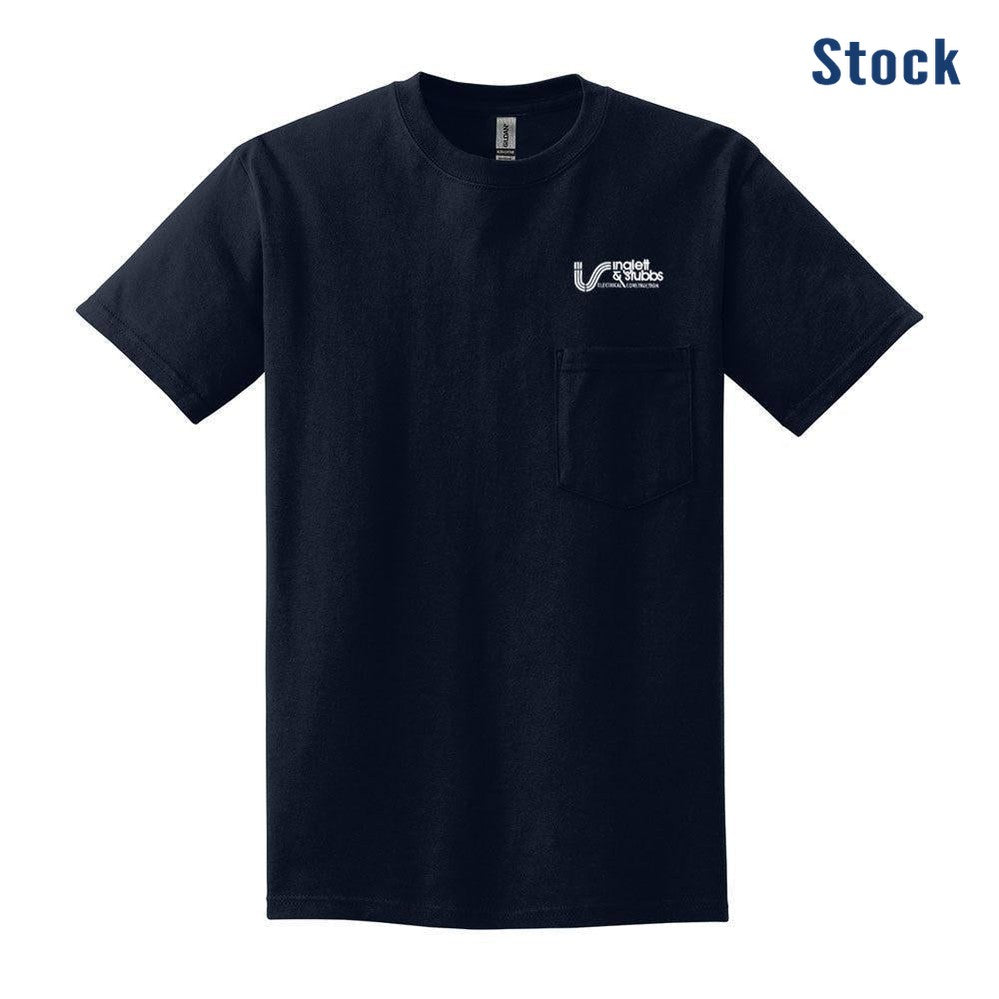 Navy Ultra Cotton T-shirt w/ Pocket