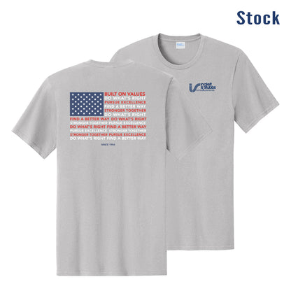 Inglett & Stubbs Core Values American Flag Tshirt
