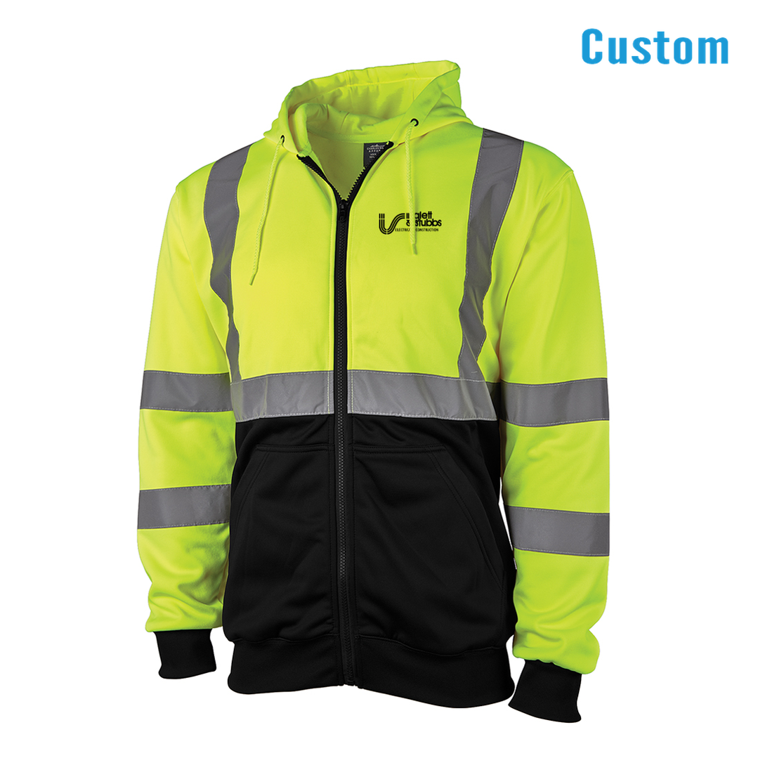 I&S SIGNAL HI-VIS FULL ZIP HOODIE