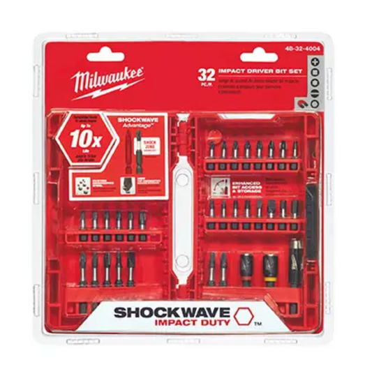 32-Piece Shockwave Driver Bit Set