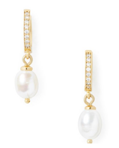 Precious Delights Huggie Drop Earrings