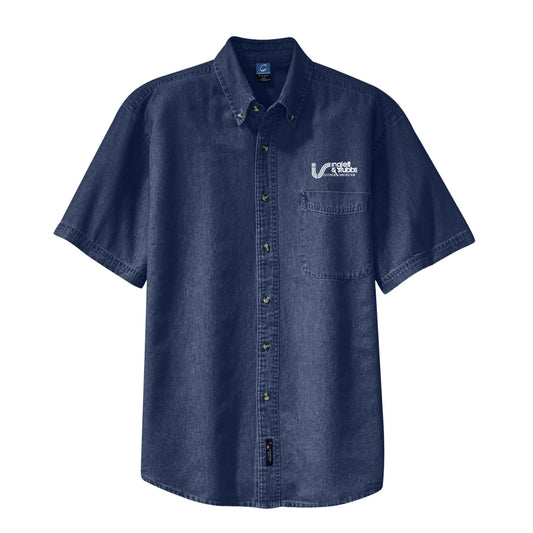 Inglett & Stubbs Men's 100% Cotton Denim Shirt-WWA