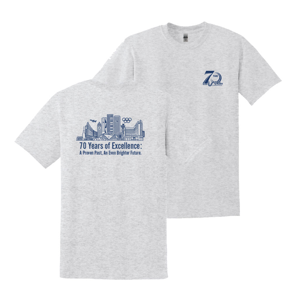 70th Skyline Ultra Cotton 100% US Cotton T-Shirt