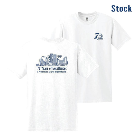 70th Skyline Ultra Cotton 100% US Cotton T-Shirt