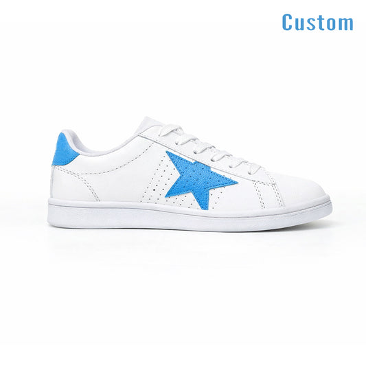 Inglett & Stubbs Light Blue Star Sneakers