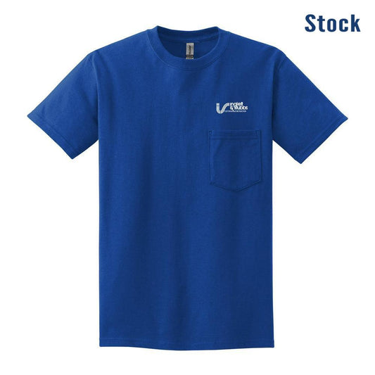 Navy Ultra Cotton T-shirt w/ Pocket- WWA