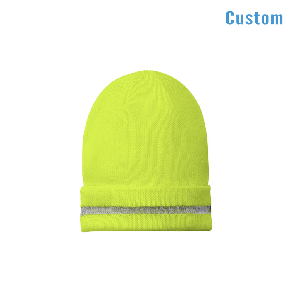 Visibility Beanie with Reflective Stripe