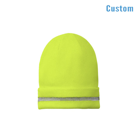 Visibility Beanie with Reflective Stripe