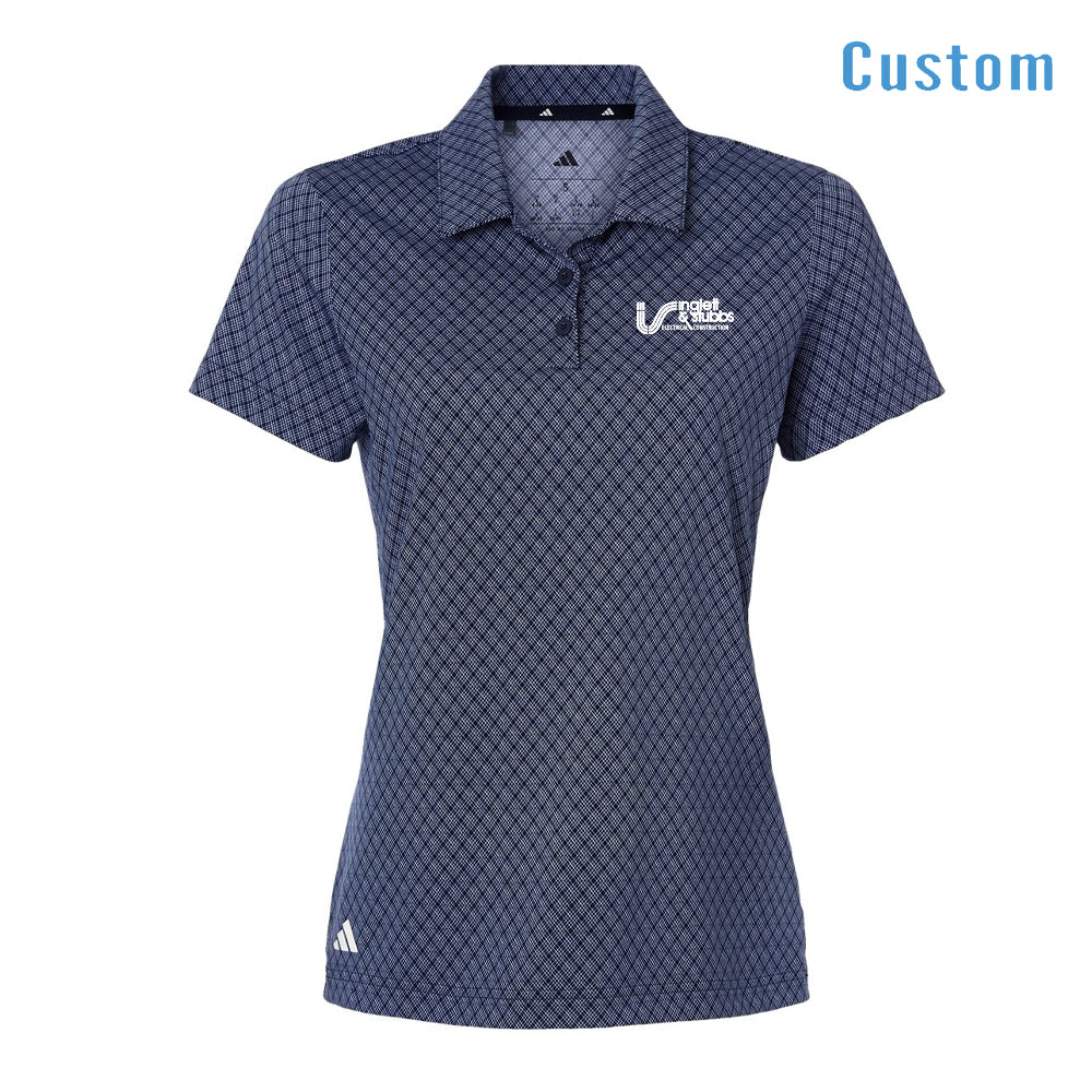 Adidas Women's 4-Way Stretch Printed Polo