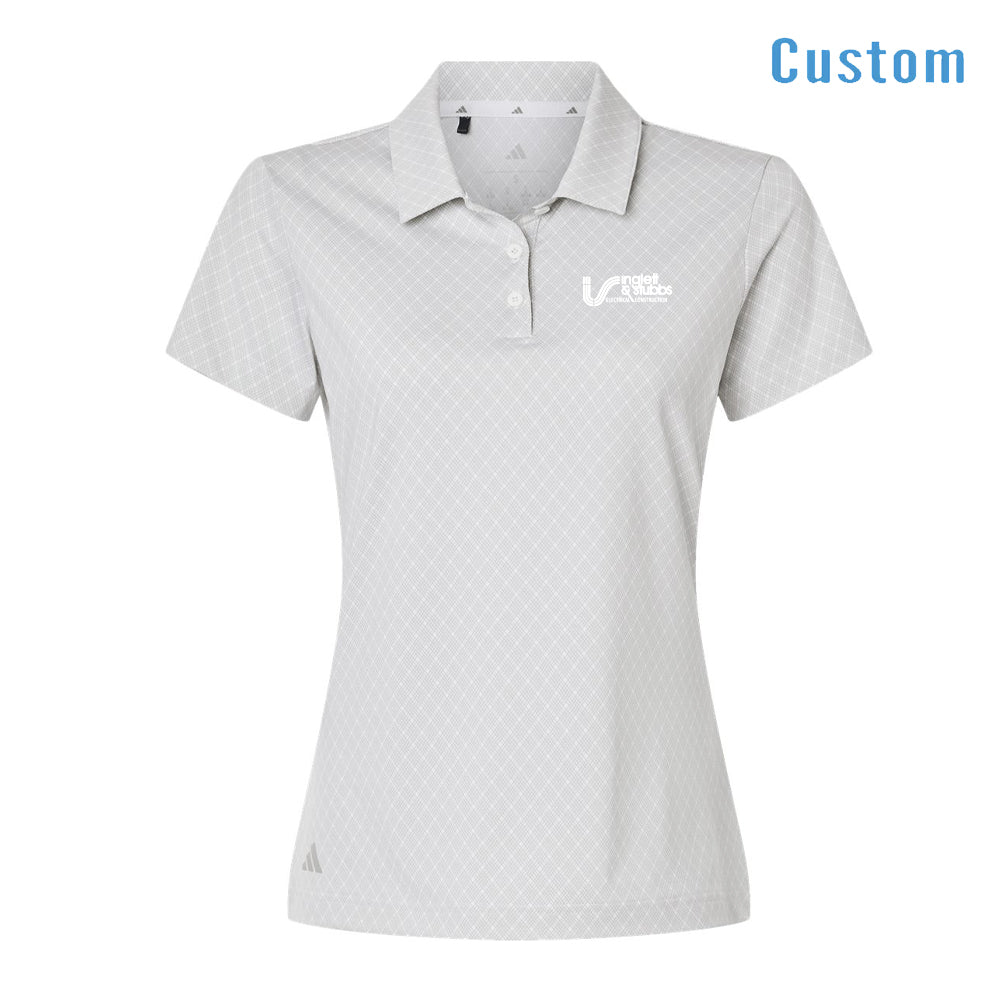 Adidas Women's 4-Way Stretch Printed Polo