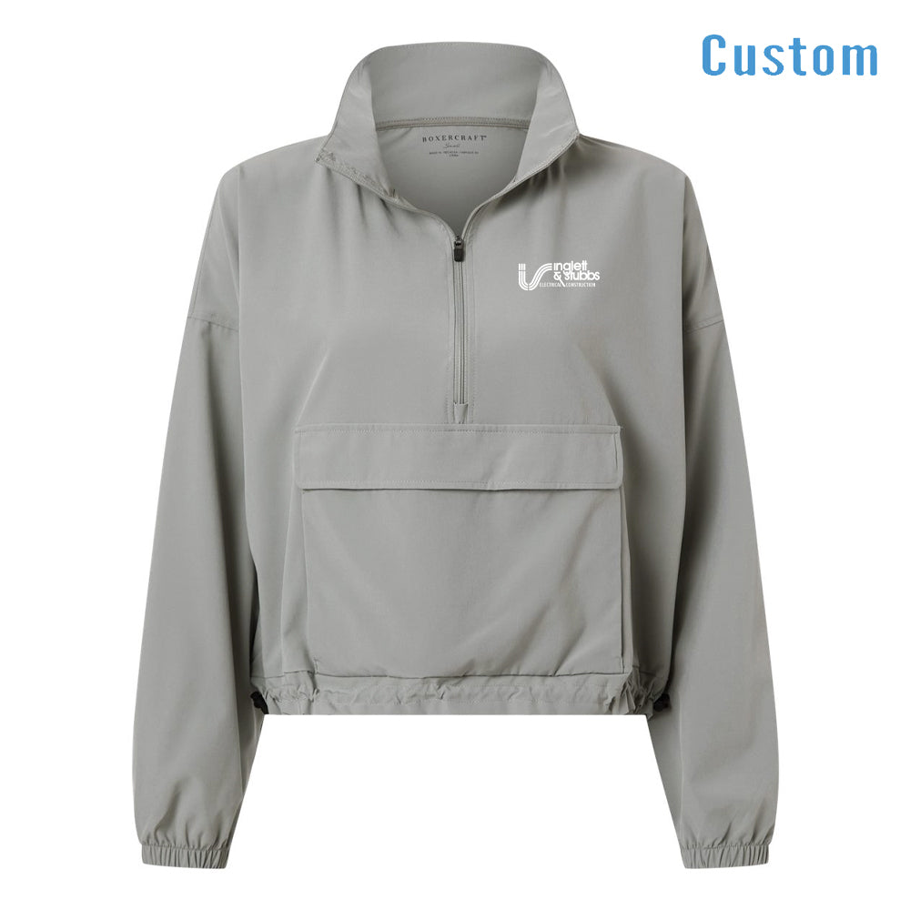 Women's Stretch Woven Quarter-Zip Pullover