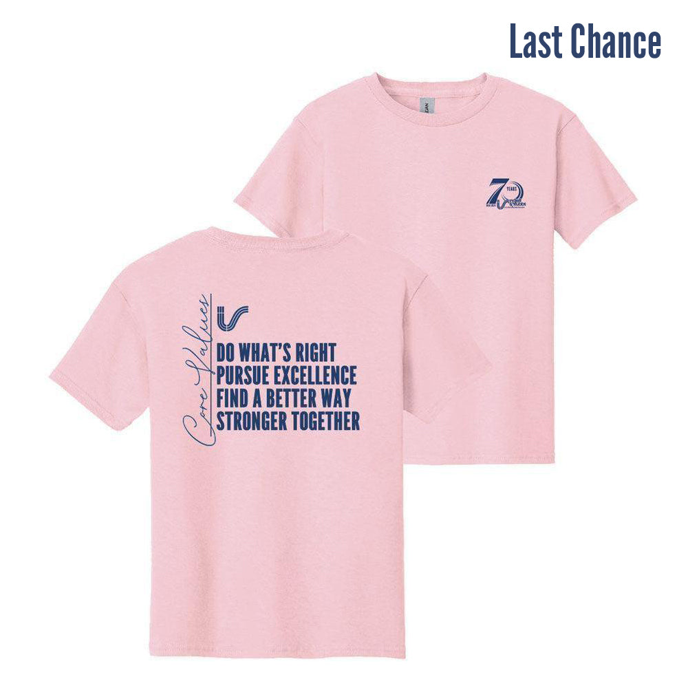 Youth Core Values Ultra Cotton 100% US Cotton T-Shirt.