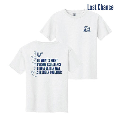 Youth Core Values Ultra Cotton 100% US Cotton T-Shirt.